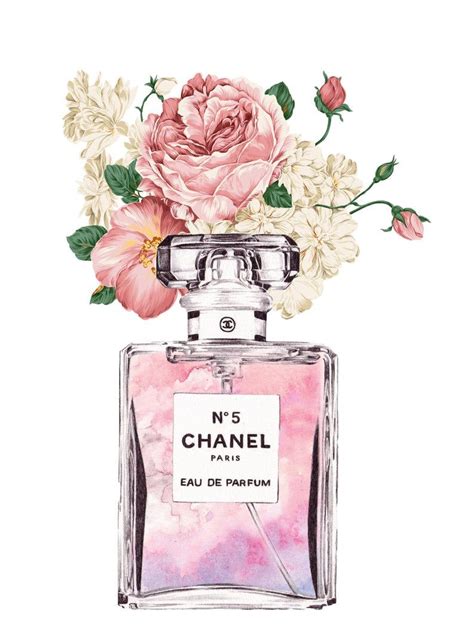 chanel perfume flower print|chanel perfume printable.